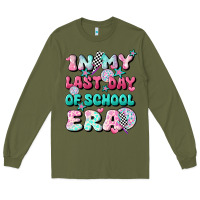 Army Green in my last day of school era Long Sleeve Tee - JahusDesignShop
