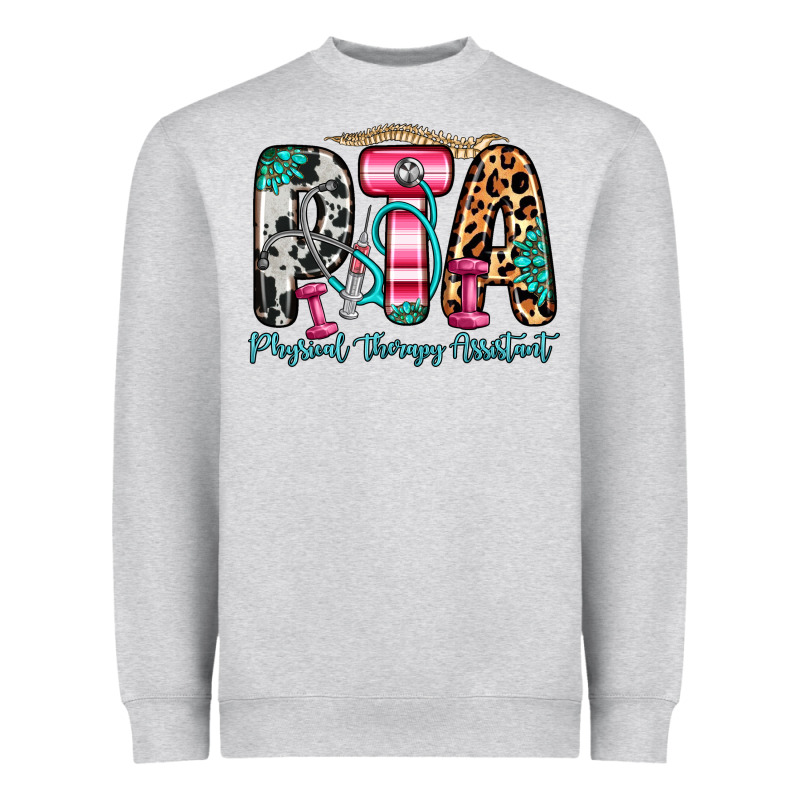 Pta Physical Therapy Assistant Heavyweight Sweatshirt by Zillion Design Studio | Teevron