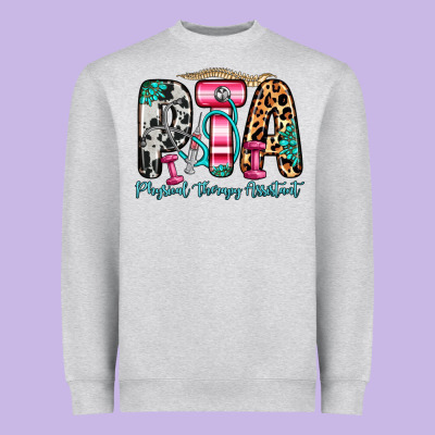 Heavyweight Sweatshirt pta physical therapy assistant