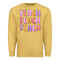 Antique Gold teach teach varsity Premium Sweatshirt - MaliasSmallBusiness
