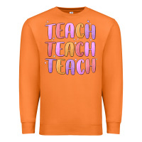 Carrot teach teach varsity Premium Sweatshirt - MaliasSmallBusiness
