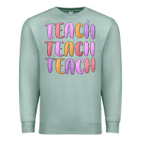 Seafoam teach teach varsity Premium Sweatshirt - MaliasSmallBusiness