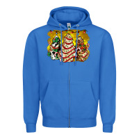 True Royal christmas tree cake and christmas pattern ado Zipper Hoodie - AdoDesignShop