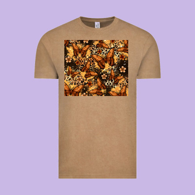 Melanin Butterfly Vintage Tee Designed By Zillion Design Studio