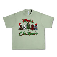 Oil Green merry christmas trees Urban Heavy Tee - RanaPortraitStore