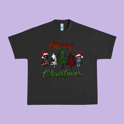Merry Christmas Trees Urban Heavy Tee Designed By Ranaportraitstore