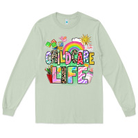 Matcha childcare life Long Sleeve Tee - AdoDesignShop