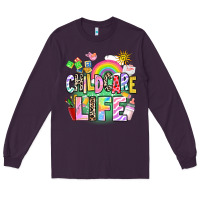 Plum childcare life Long Sleeve Tee - AdoDesignShop