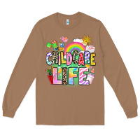 Toasted Coconut childcare life Long Sleeve Tee - AdoDesignShop