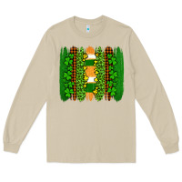 Mushroom st patricks  brushstrokes Long Sleeve Tee - AdoDesignShop