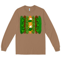 Toasted Coconut st patricks  brushstrokes Long Sleeve Tee - AdoDesignShop