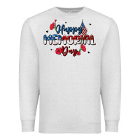 Oatmeal Heather happy memorial day Premium Sweatshirt - MaliasSmallBusiness