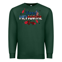 Sports Green happy memorial day Premium Sweatshirt - MaliasSmallBusiness