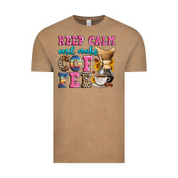 Vintage Coffee keep calm and make coffee Vintage Tee - Zillion Design Studio