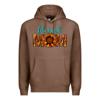 Chestnut Blessed Mom Premium Hoodie - BundleAndBundleShop