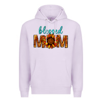 Lilac Blessed Mom Premium Hoodie - BundleAndBundleShop