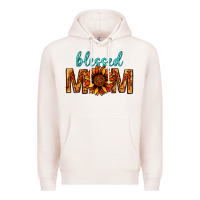Pale Pink Blessed Mom Premium Hoodie - BundleAndBundleShop