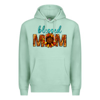 Seafoam Blessed Mom Premium Hoodie - BundleAndBundleShop