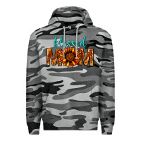 Slate Camo Blessed Mom Premium Hoodie - BundleAndBundleShop