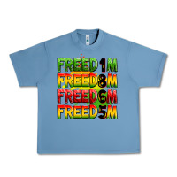 Pebble Blue Freedom 1865 Urban Heavy Tee - Zillion Design Studio