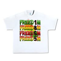 White Freedom 1865 Urban Heavy Tee - Zillion Design Studio