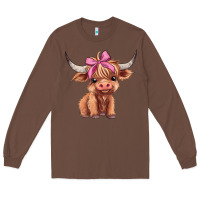 Chestnut cute  heifer Long Sleeve Tee - AdoDesignShop
