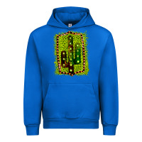 Cobalt Cactus Leopard Frame Urban Hoodie - Bettercallsaul