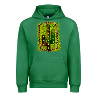 Emerald Cactus Leopard Frame Urban Hoodie - Bettercallsaul