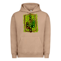 Pigment Burro Cactus Leopard Frame Urban Hoodie - Bettercallsaul