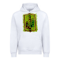 White Cactus Leopard Frame Urban Hoodie - Bettercallsaul