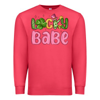 Cardinal lucky babe st patrick s day Premium Sweatshirt - MaliasSmallBusiness