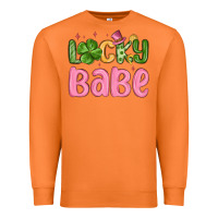 Carrot lucky babe st patrick s day Premium Sweatshirt - MaliasSmallBusiness