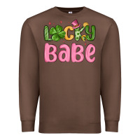 Chestnut lucky babe st patrick s day Premium Sweatshirt - MaliasSmallBusiness