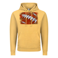 Vintage Mustard American football background Vintage Hoodie - texasbilliewilder