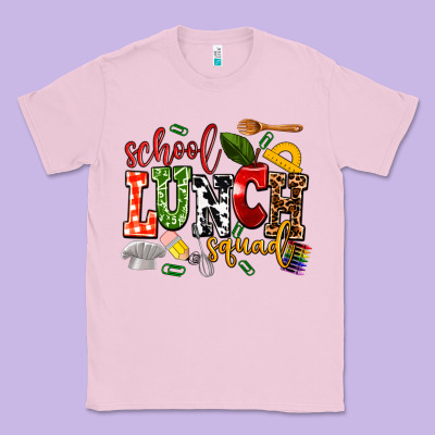 School Lunch Squad Classic Tee Designed By Adodesignshop