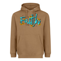 Toasted Coconut faith Heavyweight Hoodie - MaliasSmallBusiness