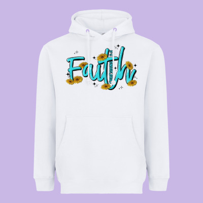 Faith Heavyweight Hoodie Designed By Maliassmallbusiness