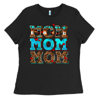 Black mom mom mom Ladies Tee - AdoDesignShop