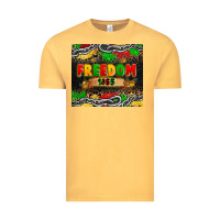 Vintage Mustard juneteenth freedom 1865 Vintage Tee - Zillion Design Studio