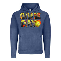 Vintage Denim game day softball leopard Vintage Hoodie - Zillion Design Studio