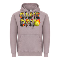 Vintage Zinc game day softball leopard Vintage Hoodie - Zillion Design Studio