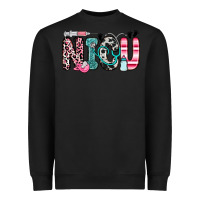 Black nicu Heavyweight Sweatshirt - Zillion Design Studio
