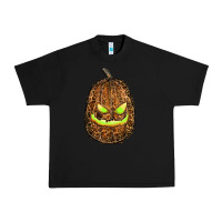 Black watercolor leopard pumpkin Urban Heavy Tee - RanaPortraitStore