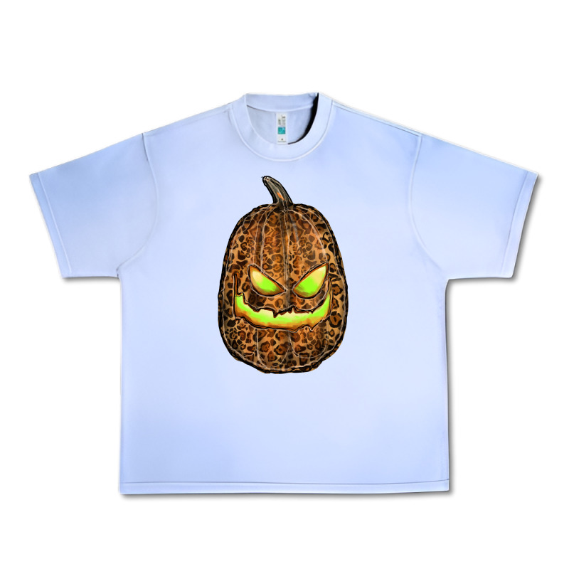 Watercolor Leopard Pumpkin Urban Heavy Tee by RanaPortraitStore | Teevron