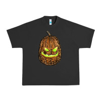 Pigment Black watercolor leopard pumpkin Urban Heavy Tee - RanaPortraitStore