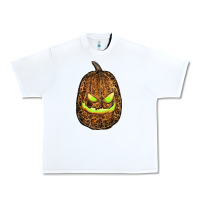 White watercolor leopard pumpkin Urban Heavy Tee - RanaPortraitStore