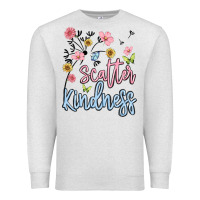 Oatmeal Heather scatter kindness Premium Sweatshirt - MaliasSmallBusiness