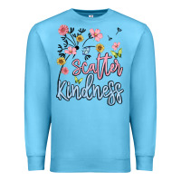 Ocean Blue scatter kindness Premium Sweatshirt - MaliasSmallBusiness