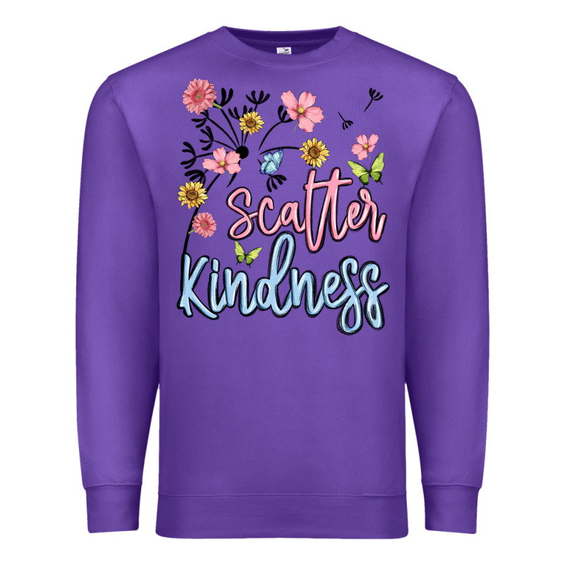 Scatter Kindness Premium Sweatshirt by MaliasSmallBusiness | Teevron