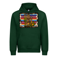 Forest Green Serape Cactus Urban Hoodie - Bettercallsaul
